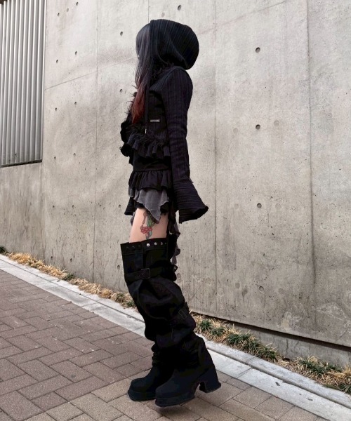 tシャツ 「Never mind the XU」layered long sleeve / 「ネバー