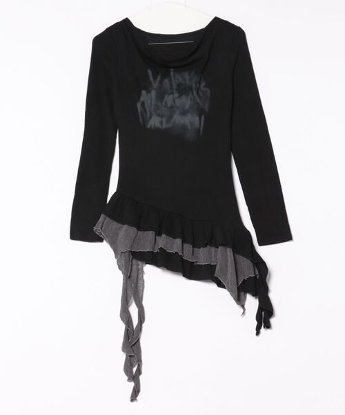 tシャツ 「Never mind the XU」layered long sleeve / 「ネバー