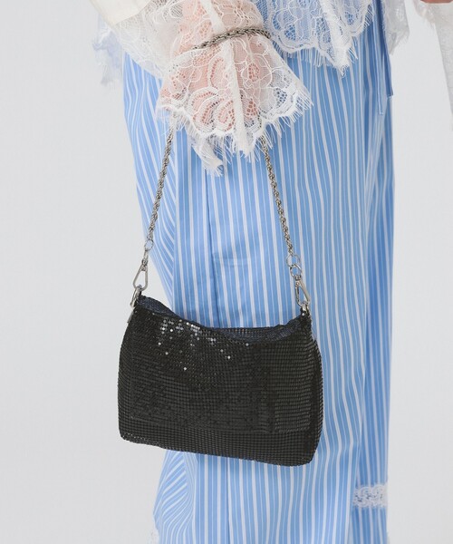 Ray BEAMS（レイ ビームス） トートバッグ メタル メッシュ チェーン