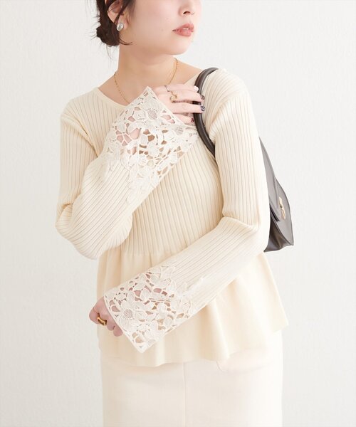 【本日限定最終価格】girlish ヴィンテージへプラムリメイクニット 本日限定最終価格】girlish ヴィンテージへプラムリメイクニット