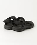 「Teva」 フラットサンダル 24cm ブラ...の詳細画像1