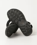 「Teva」 フラットサンダル 24cm ブラ...の詳細画像2