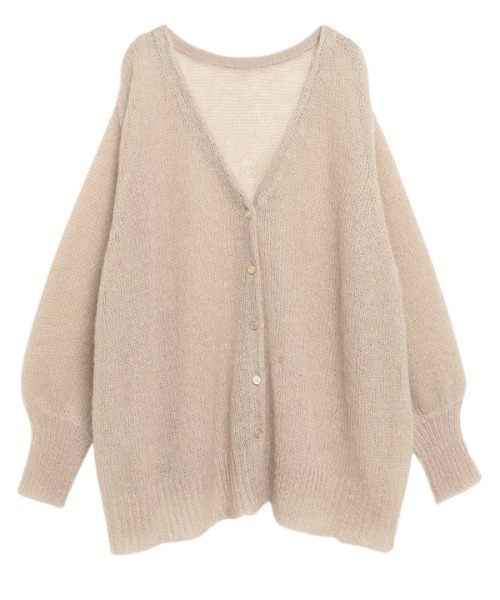 anuans（アニュアンス） ニットカーディガン FREE ピンク レディース