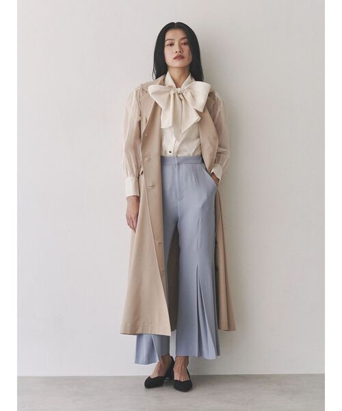 「TONAL」 ノースリーブワンピース MEDIUM ベージュ レディース_画像6