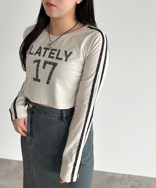 「apres jour mignon」 長袖カットソー X-LARGE ブラック レディース_画像2