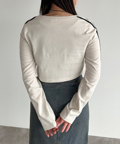 「apres jour mignon」 長袖カットソー X-LARGE ブラック レディース_画像5