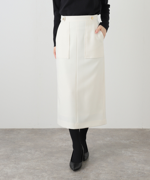 ラ トータリテ（La TOTALITE）/【洗える】ポケットアイラインスカート La TOTALITE（ラ トータリテ） スカート 「洗える」ポケットアイライン