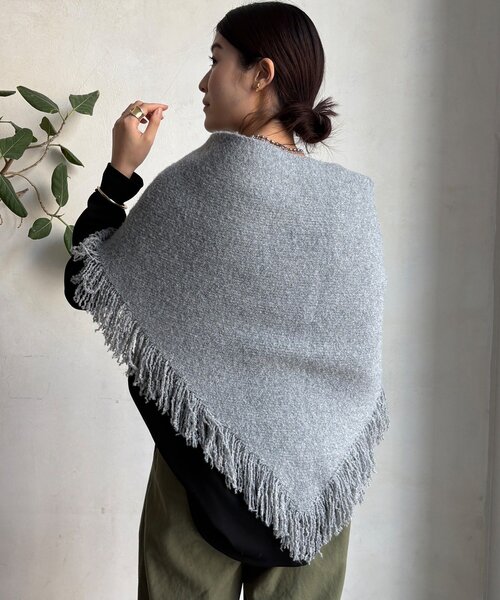 DouDou（ドゥドゥ） ストール マフラー 「WEB限定」三角フリンジ