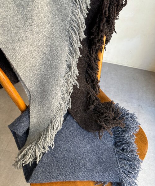 DouDou（ドゥドゥ） ストール マフラー 「WEB限定」三角フリンジ