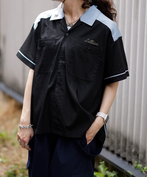 「DOUBLE NAME」 半袖シャツ FREE イエロー レディース_画像7