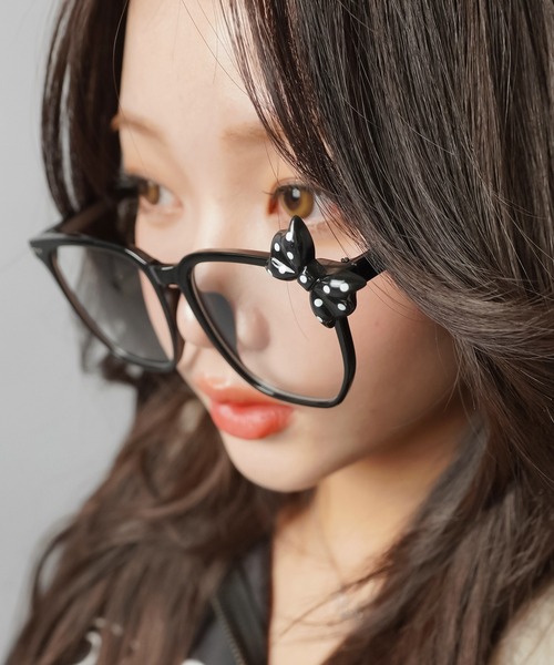 SPINNS（スピンズ） 伊達メガネ メガネ 眼鏡 平成ギャルメガネ/ドット