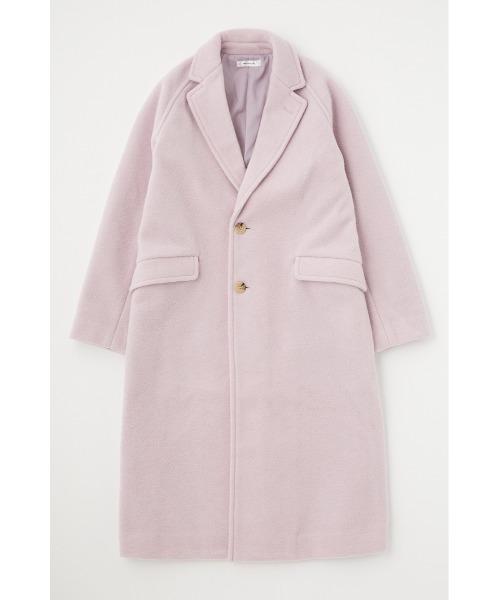 チェスターコート MOUSSY チェスターコート ロングコート ピンクベージュ