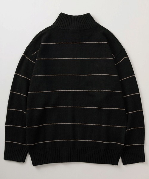 「BEVERLY HILLS POLO CLUB」 長袖ニット M モカ メンズ_画像3