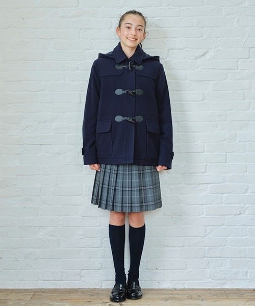 ポンポネットジュニア Lサイズ アイボリー ダッフルコート 楽天市場】ポンポネットジュニア(pom ponette junior)スクールダッフル