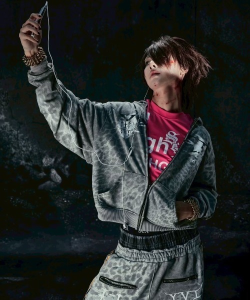 COZY WORLDWIDE パーカー 「Cozy world Wide」”25 LEOPARD” ROYAL ZIP