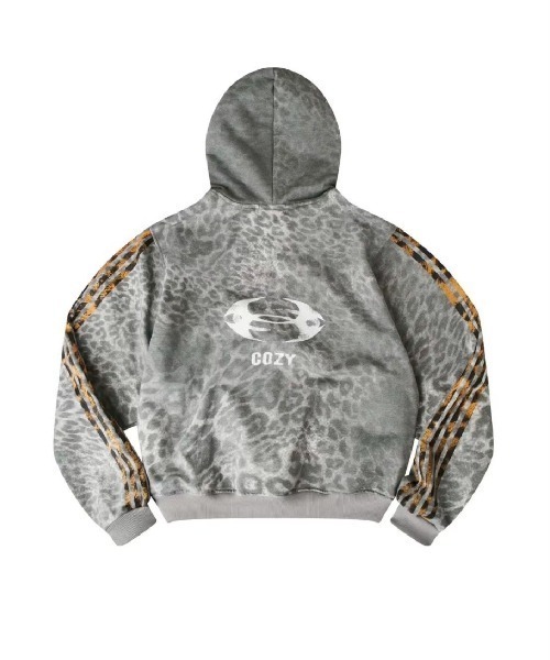 COZY WORLDWIDE パーカー 「Cozy world Wide」”25 LEOPARD” ROYAL ZIP