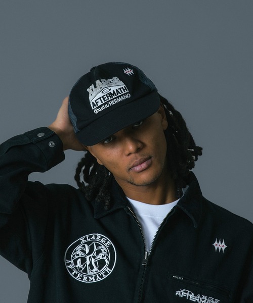 メッシュキャップ キャップ 帽子 XLARGE×AFTERMATH MESH CAP メンズ