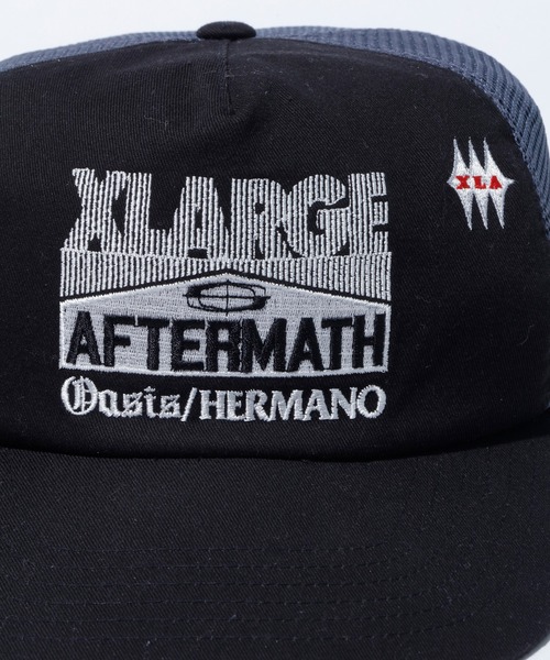 メッシュキャップ キャップ 帽子 メンズ XLARGE×AFTERMATH MESH CAP