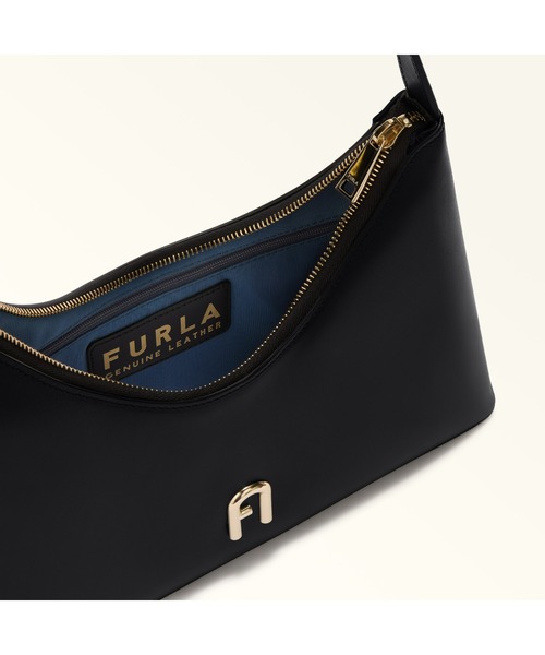 美品　フルラ ショルダーバッグ　ディアマンテ ミニ　黒　レザー　 FURLA フルラ FURLA ショルダーバッグ ディアマンテ ミニバッグ クロスボディ