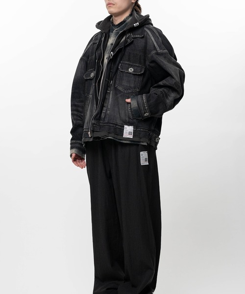 ブルゾン アウター Triple Layered Denim Jacket メンズの画像