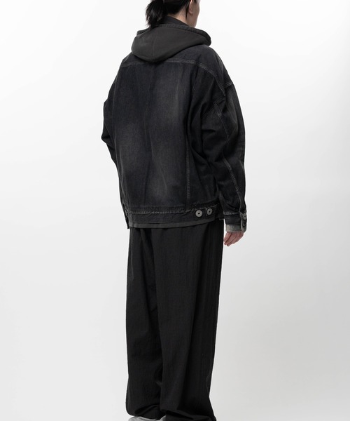 ブルゾン アウター Triple Layered Denim Jacket メンズの画像