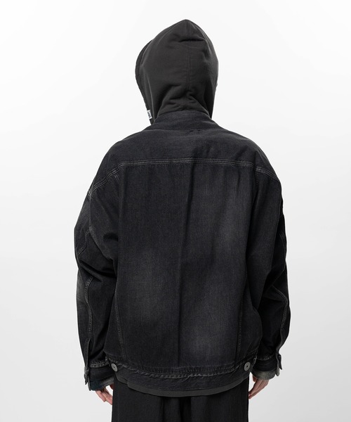 ブルゾン アウター Triple Layered Denim Jacket メンズの画像