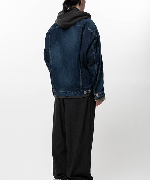 ブルゾン アウター Triple Layered Denim Jacket メンズの画像