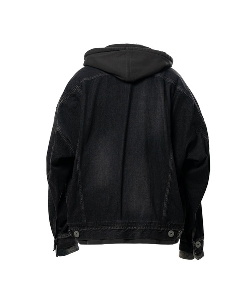 ブルゾン アウター Triple Layered Denim Jacket メンズの画像