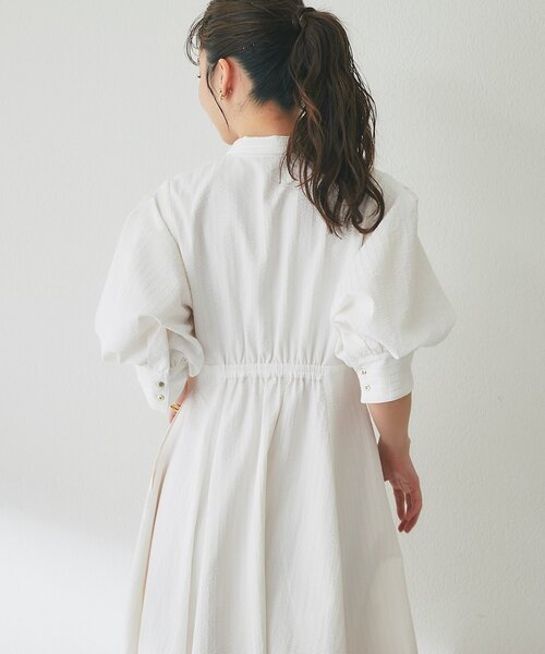 La boutique BonBon ストライプフレアシャツワンピース La boutique Bonbon（ラブティックボンボン） ワンピース 「sana監修