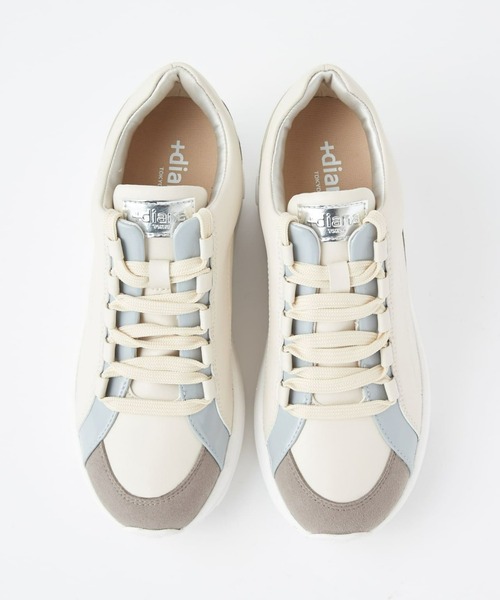 「+diana」 ローカットスニーカー 21.5cm ブラック レディース_画像7