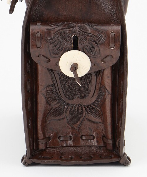 「CARVING TRIBES」 ハンドバッグ FREE ブラウン系その他4 レディース_画像4