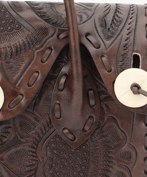 「CARVING TRIBES」 ハンドバッグ FREE ブラウン系その他4 レディース_画像6
