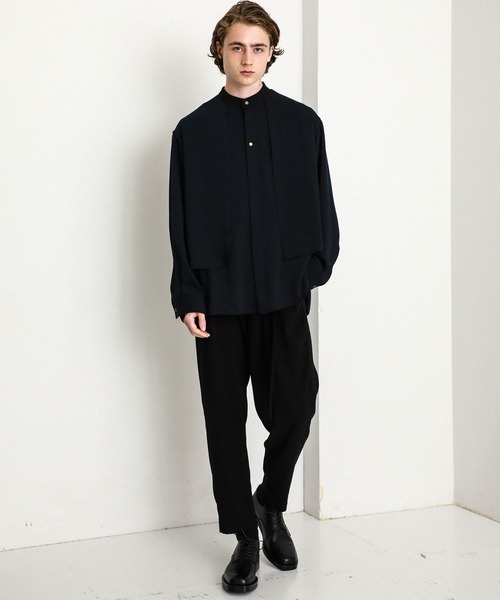 「CULLNI」 長袖シャツ 2 ブラウン メンズ_画像7