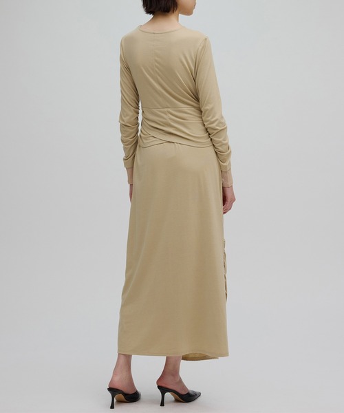 Ameri（アメリ） ワンピース WAIST TIE LAYERD DRESS : ZOZOTOWN Yahoo