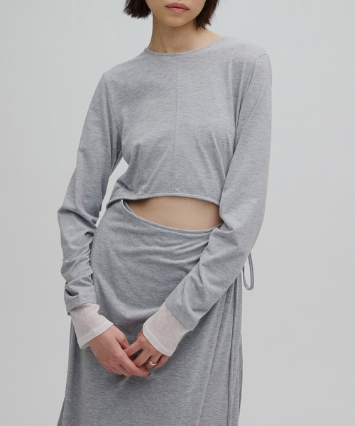 Ameri（アメリ） ワンピース WAIST TIE LAYERD DRESS : ZOZOTOWN Yahoo