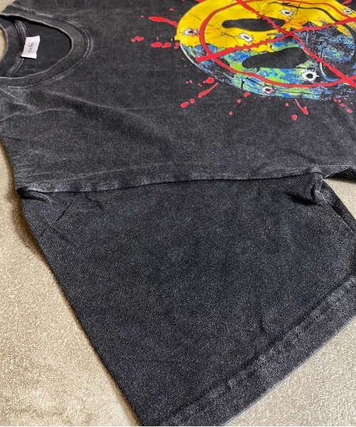 Evo+Revo（エボレボ） tシャツ ”古着感ガチT” グラフィックビンテージ