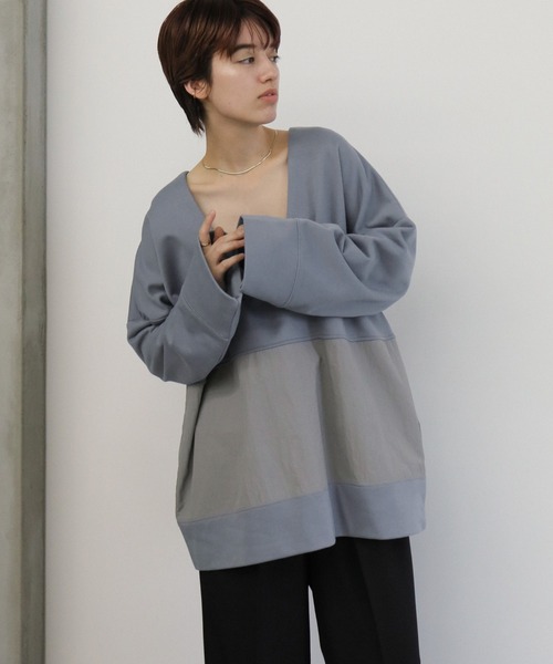 「select MOCA」 長袖カットソー FREE ブラック レディース_画像8