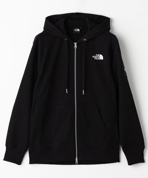 美品 THE NORTH FACE スクエアロゴフルジップ パーカー トップス ザ・ノース・フェイス(THE NORTH FACE) スウェットパーカー Square