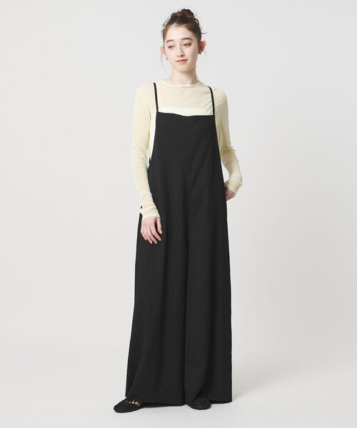 サロペット オーバーオール 「SACRA」ツイル オールインワン パンツ レディースの画像