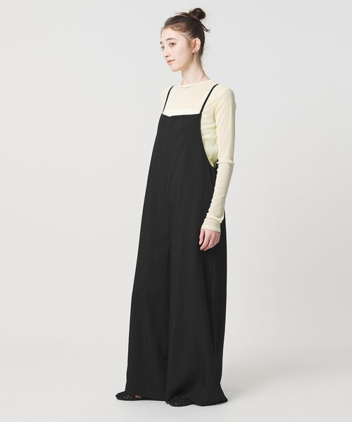 サロペット オーバーオール 「SACRA」ツイル オールインワン パンツ レディースの画像