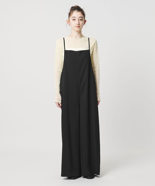 サロペット オーバーオール 「SACRA」ツイル オールインワン パンツ レディースの画像