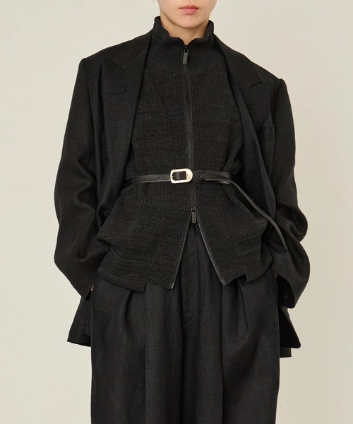 ジャケット テーラードジャケット 「i'm here :」GRANDPA : LINEN JACKET メンズの画像