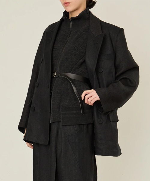 ジャケット テーラードジャケット 「i'm here :」GRANDPA : LINEN JACKET メンズの画像