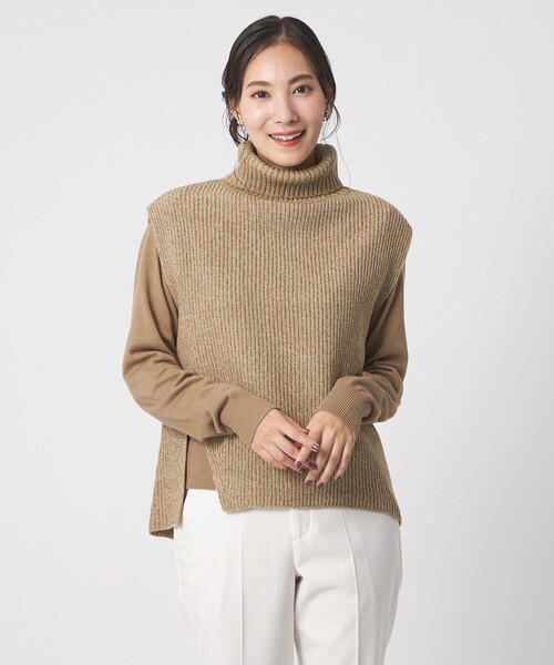 「A DAY IN THE LIFE UNITED ARROWS」 ニットアンサンブル FREE ダークグレー レディース_画像2