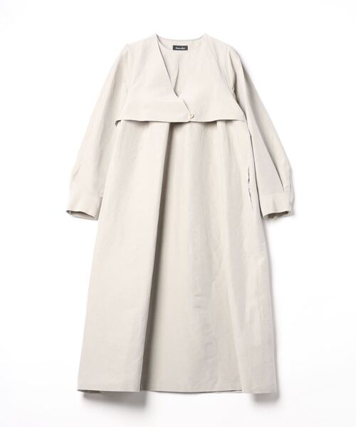 「Steven Alan」 長袖ワンピース M ブルー レディースの画像