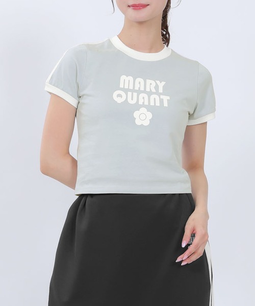 マリークワント　オリジナルティーシャツ　Tシャツ ⚫︎コンパクトリンガー Tシャツ 【ブラック】¥5,280（tax-in） color