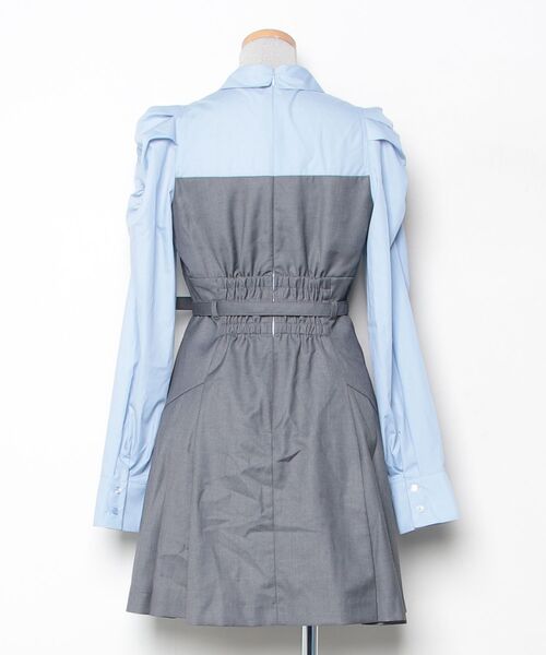 「dazzlin」 長袖ワンピース MEDIUM チャコールグレー レディースの画像
