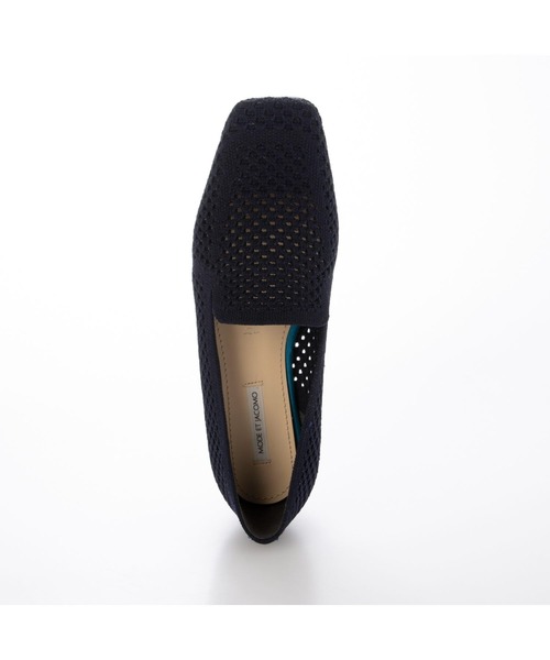 「Mode et Jacomo」 シューズ 22.5cm ネイビー レディース_画像9