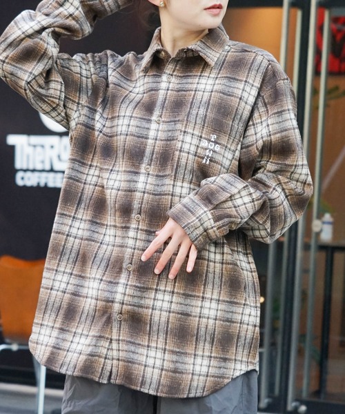 「DOGTOWN」 長袖シャツ MEDIUM ブルー メンズ_画像2