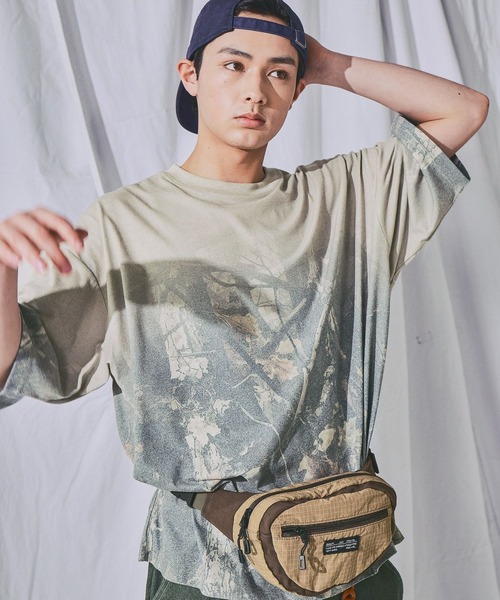 tシャツ 段染め風 柄Tシャツ メンズ | niko and…